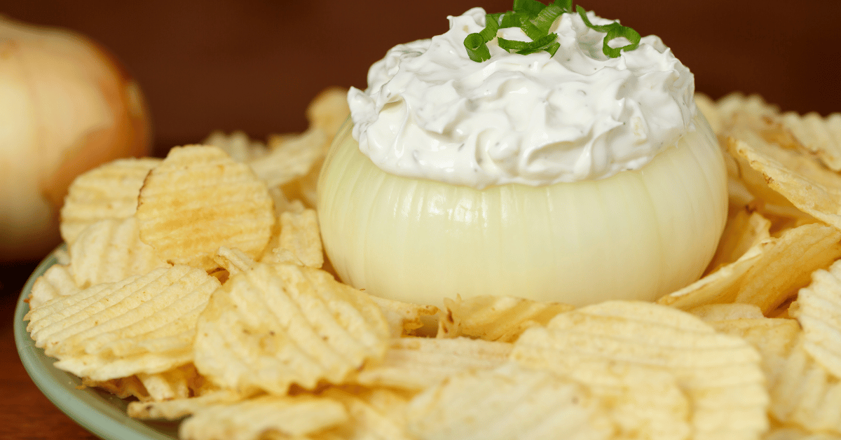 How do you thicken onion dip?