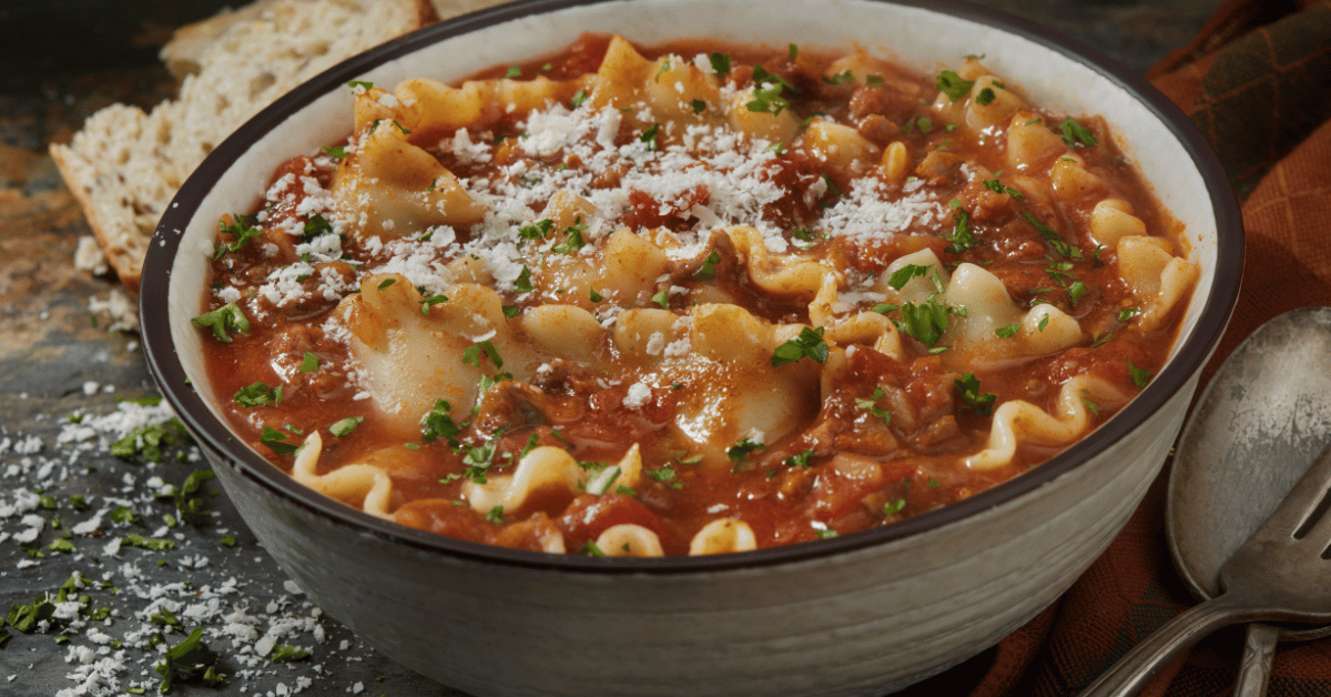 how to make lasagna soup?